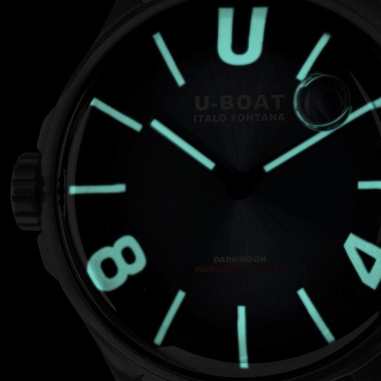 U-Boat Darkmoon Blue SS Soleil Watch 9021/C Image 4