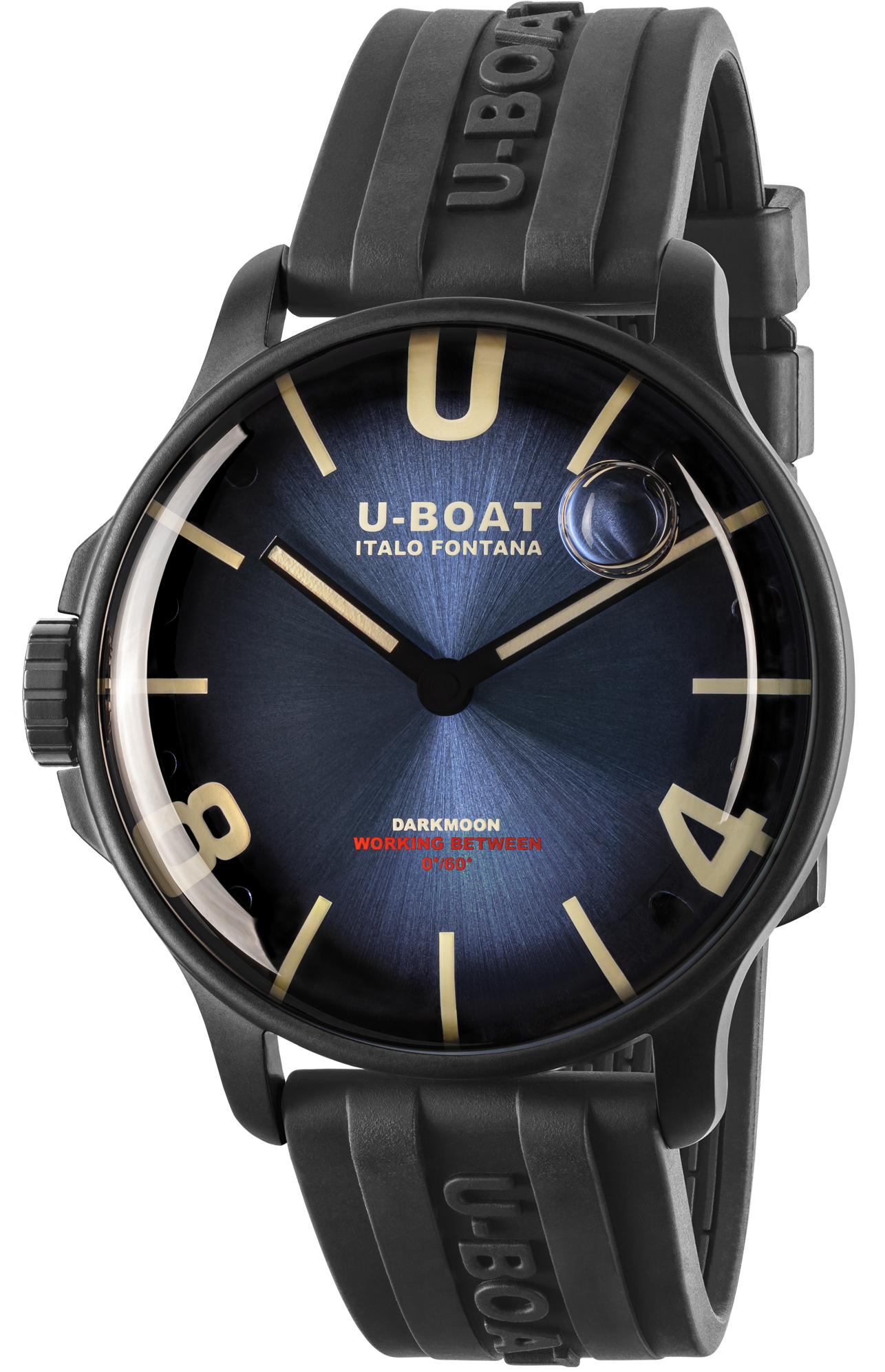 U-Boat Darkmoon Imperial Blue PVD Watch 8700/E Image 1