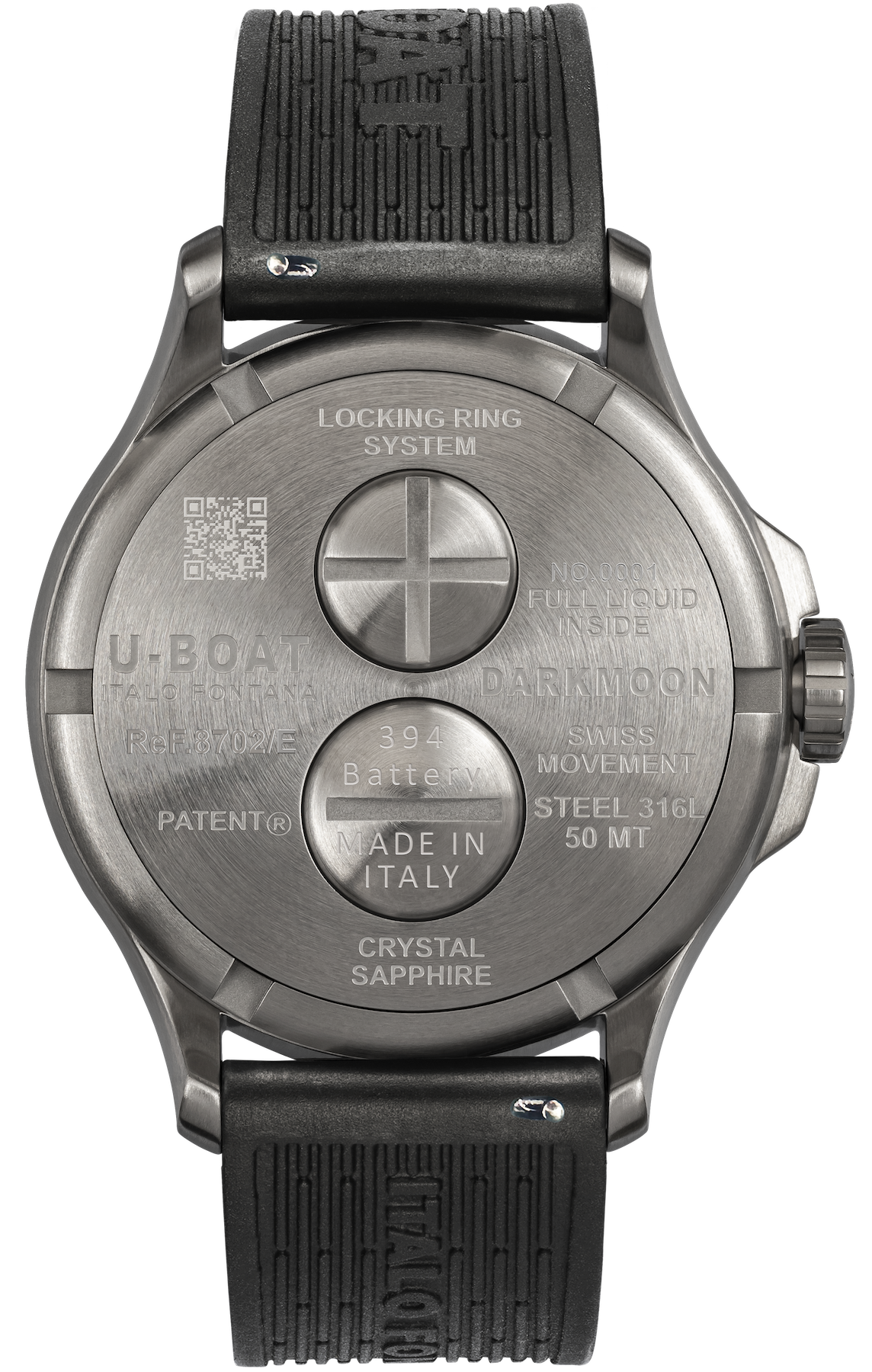 U-Boat Darkmoon Noble Green SS Watch 8702/E Image 2