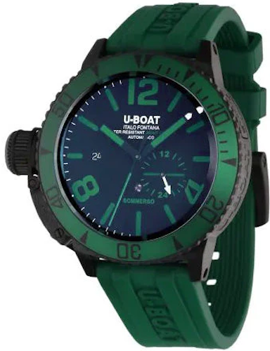U-Boat Sommerso 46 DLC Aluminium Green Bezel D 9667 Image 1