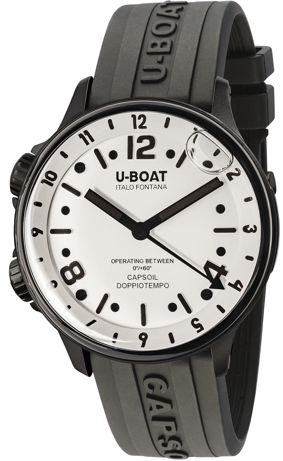 U-Boat Watch Capsoil Doppiotempo 45 DLC White D 8889/B Image 1
