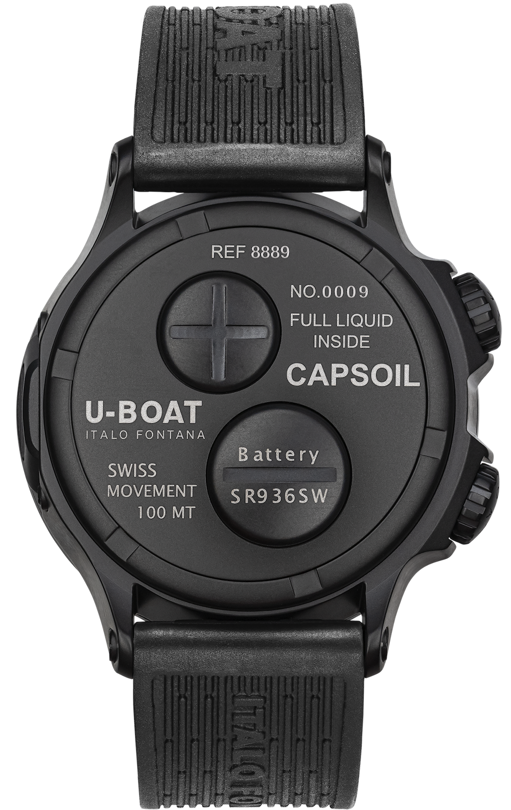 U-Boat Watch Capsoil Doppiotempo 45 DLC White D 8889/B Image 2