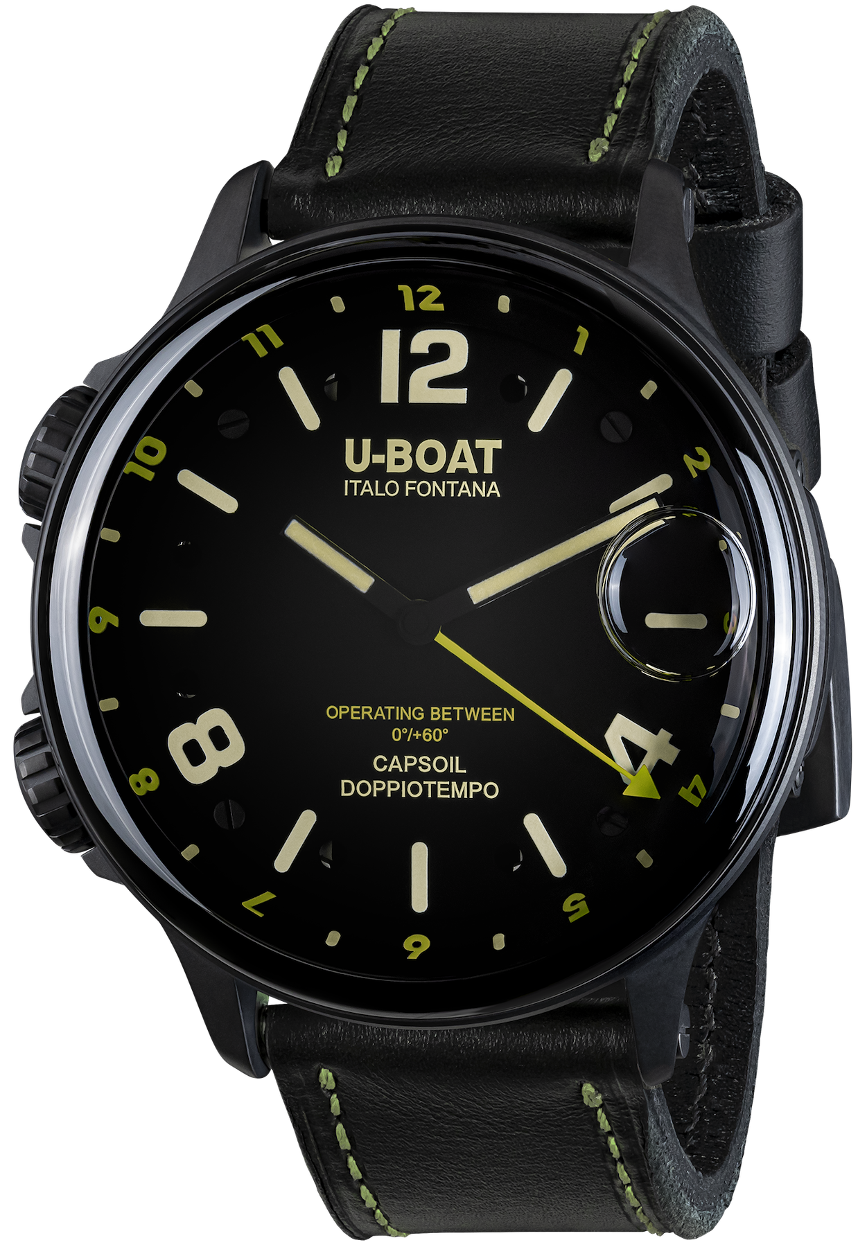 U-Boat Watch Capsoil Doppiotempo 55 Green Rehaut DLC D 9675 Image 1