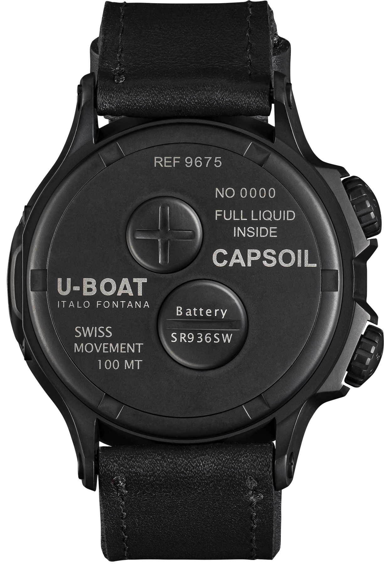 U-Boat Watch Capsoil Doppiotempo 55 Green Rehaut DLC D 9675 Image 2