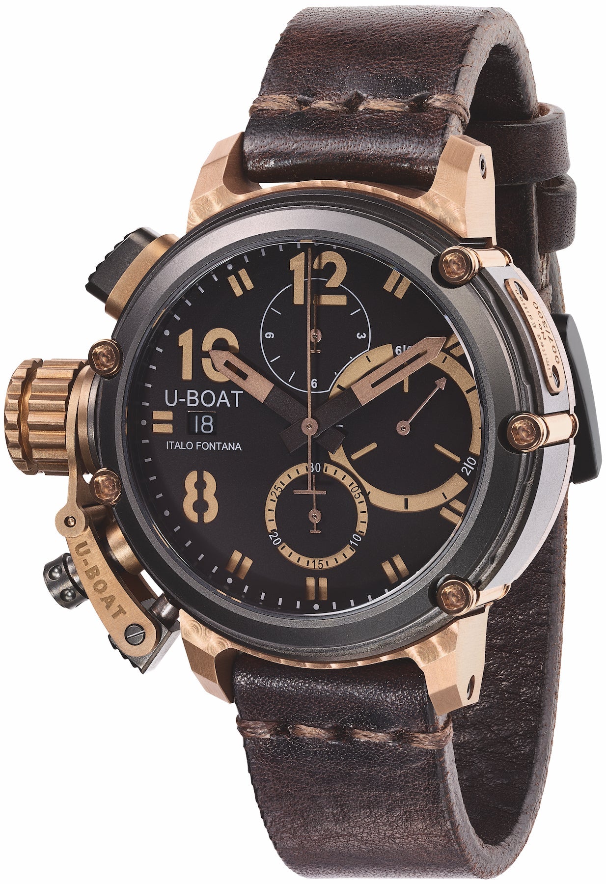 U-Boat Watch Chimera Black Bronze Chrono Limited Edition D 8015 Image 1