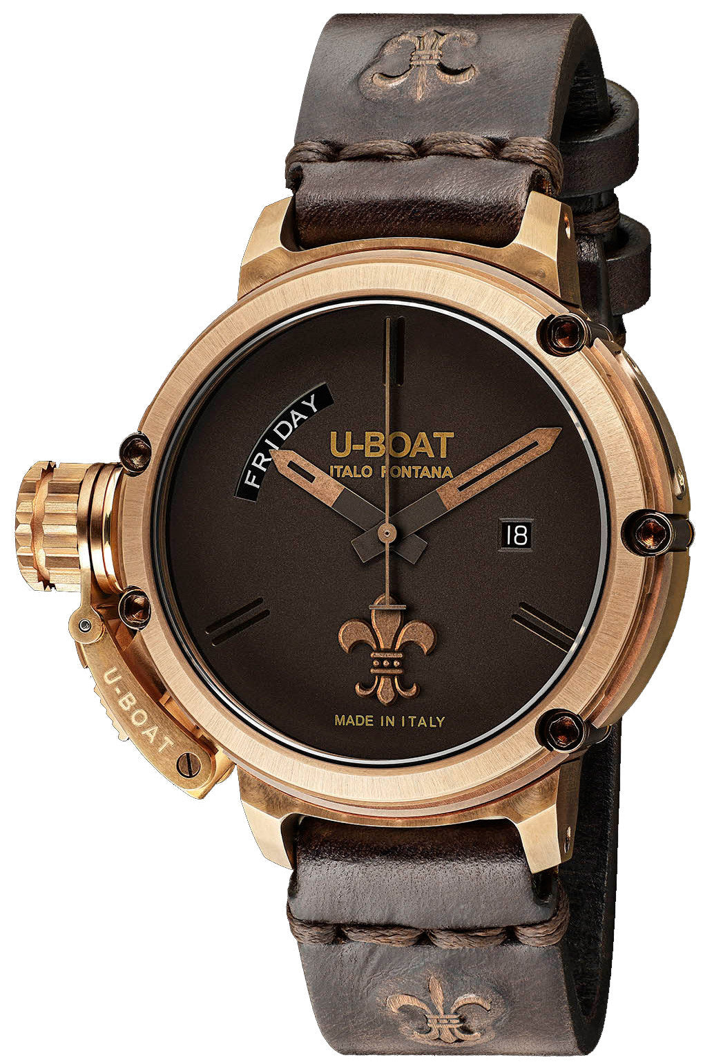U-Boat Watch Chimera Day Date Giglio Bronzo Limited Edition 8100 Image 1