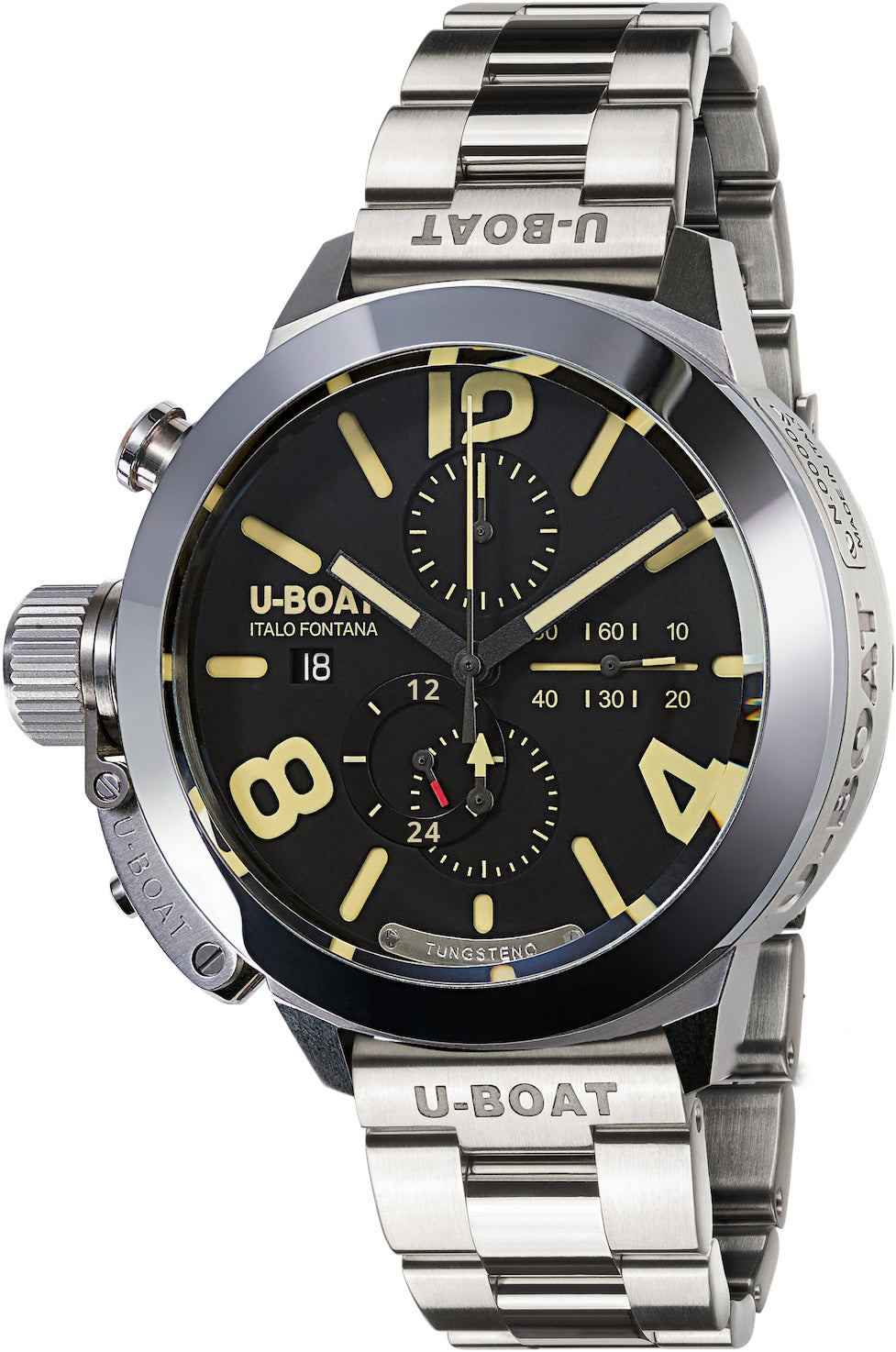 U-Boat Watch Classico 50 Tungsteno CAS 1 Movelock Bracelet 8077MT Image 1