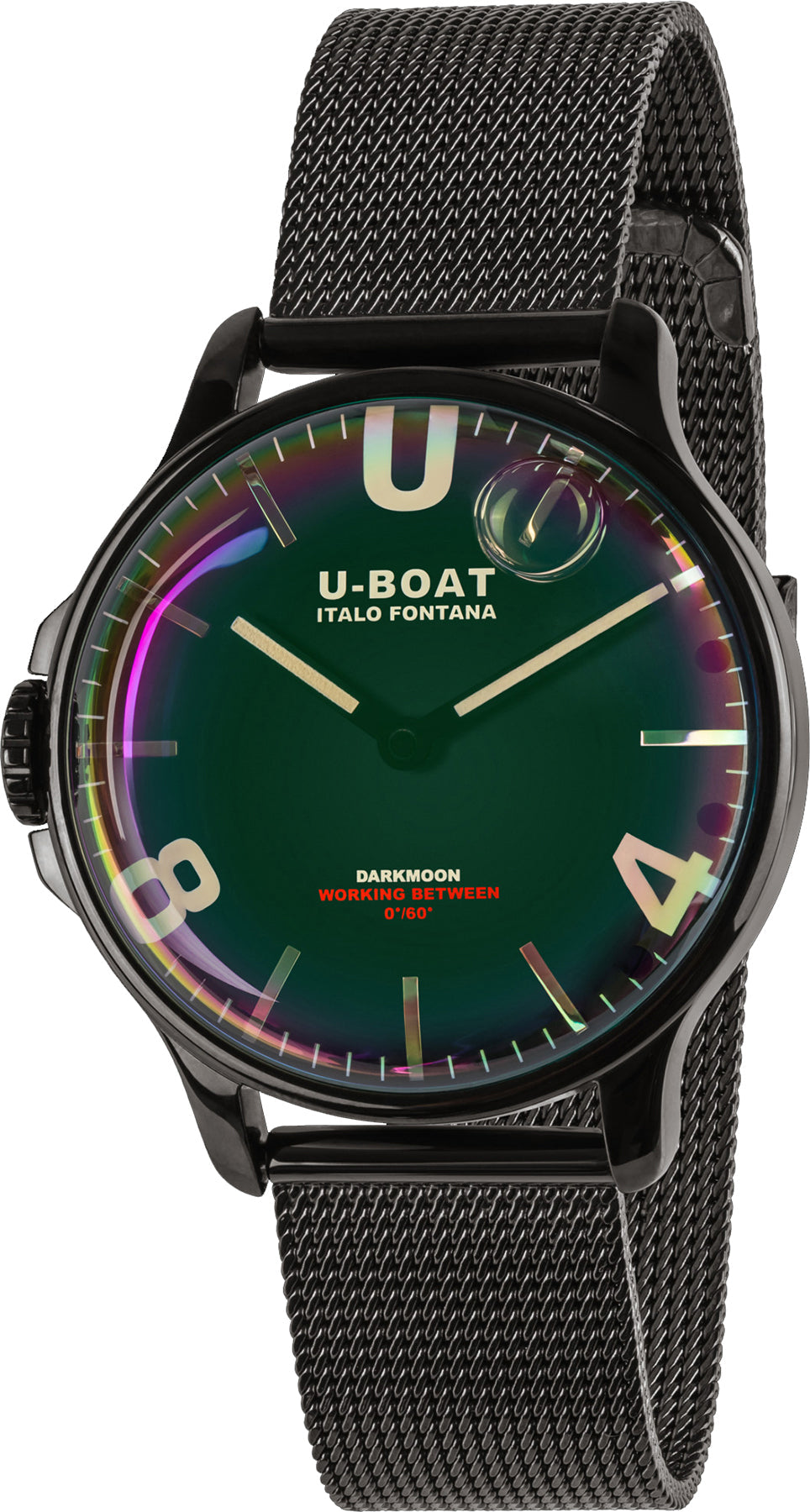 U-Boat Watch Darkmoon 38 IPB Bracelet D 8470/MT Image 1