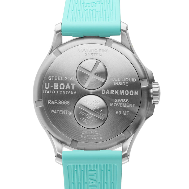U-Boat Watch Darkmoon 44 Aquamarina SS Limited Edition D 8966 Image 2