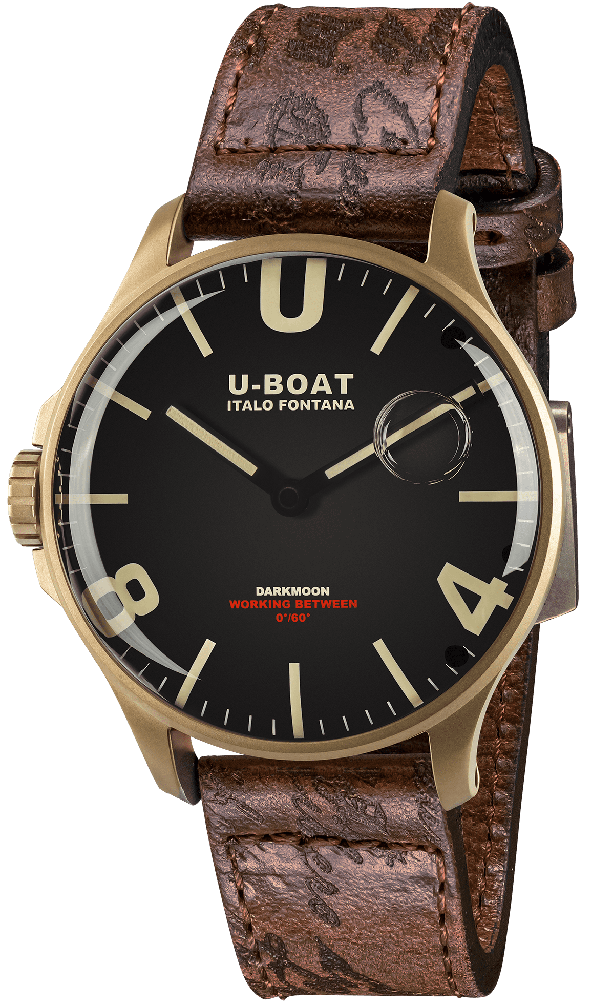 U-Boat Watch Darkmoon 44 Black IP Bronze 8467/B Image 1