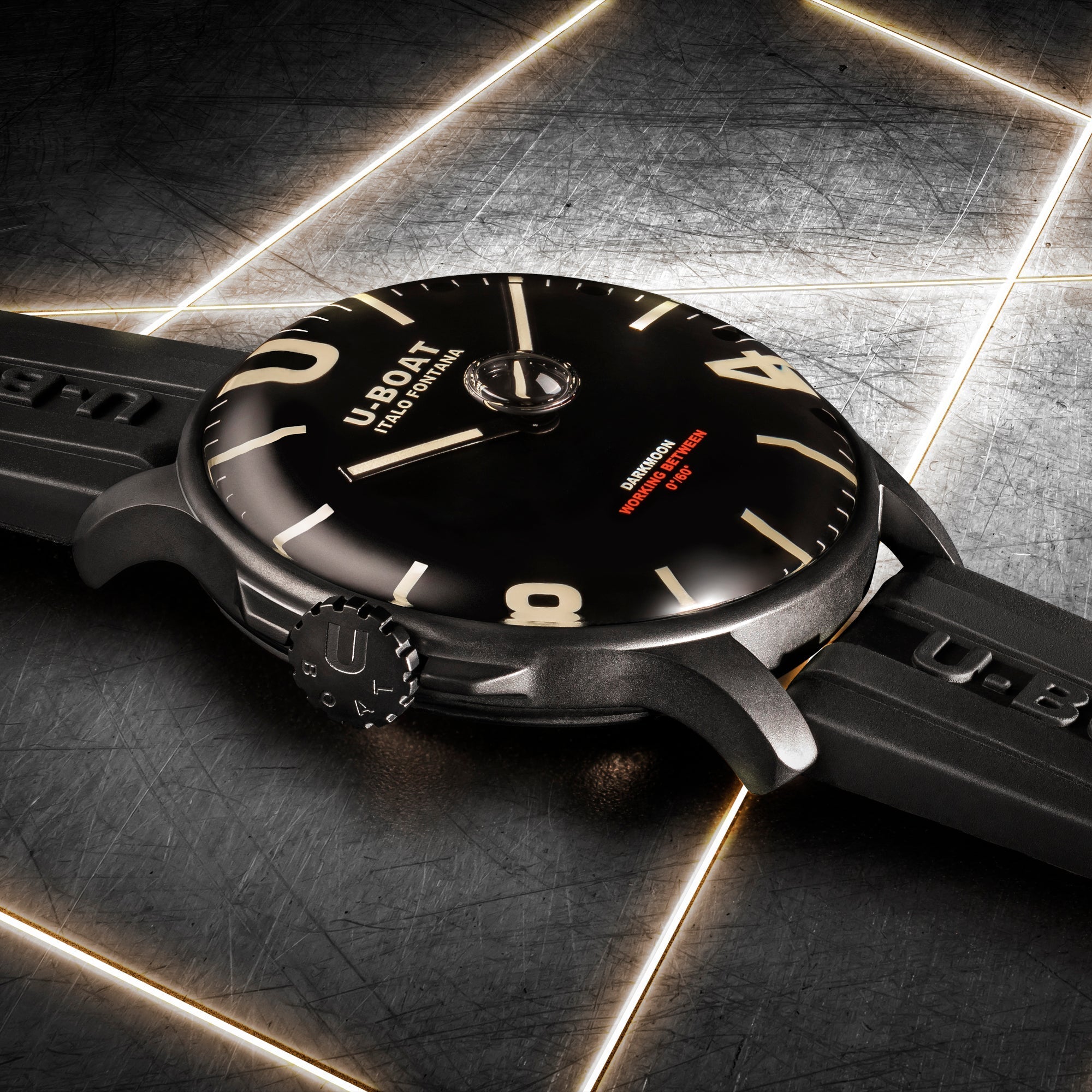 U-Boat Watch Darkmoon 44 Black IPB D 8464/A Image 3