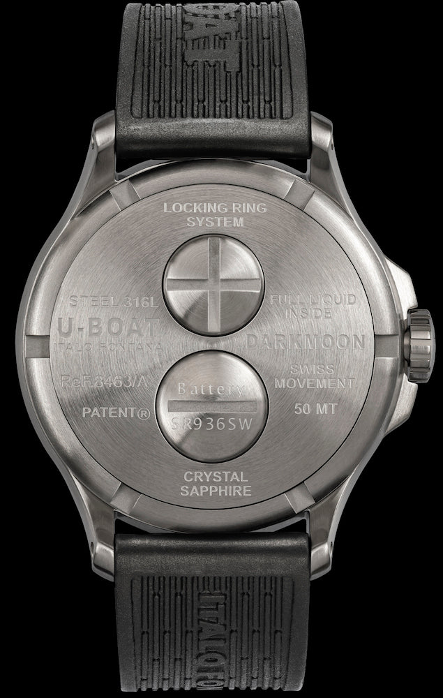 U-Boat Watch Darkmoon 44 Black SS D 8463/A Image 2