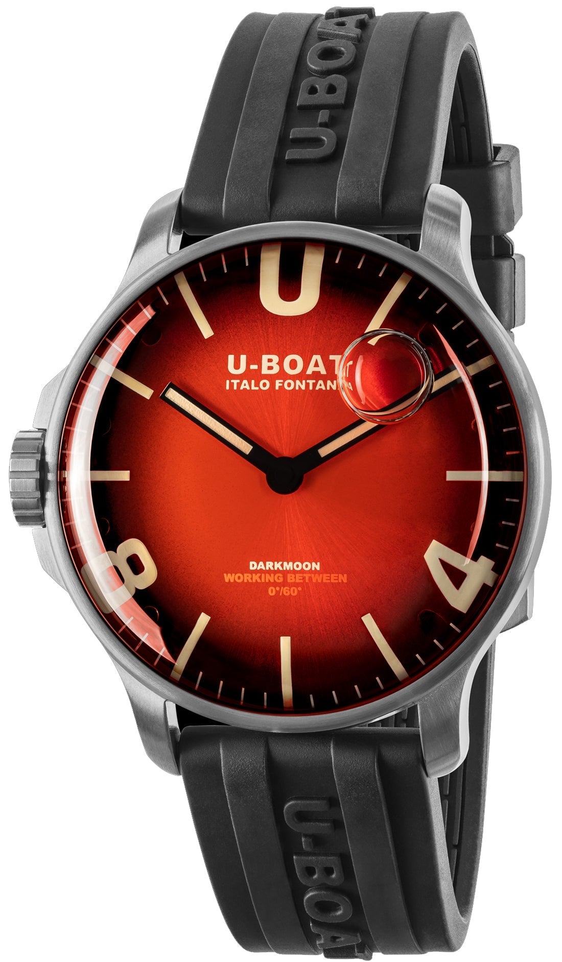 U-Boat Watch Darkmoon 44 Cardinal Red SS D 8701 Image 1