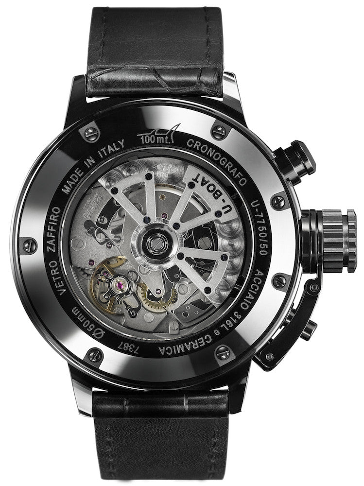 U-Boat Watch Flightdeck 50 CA Black Ceramic Shiny 7387 Image 2