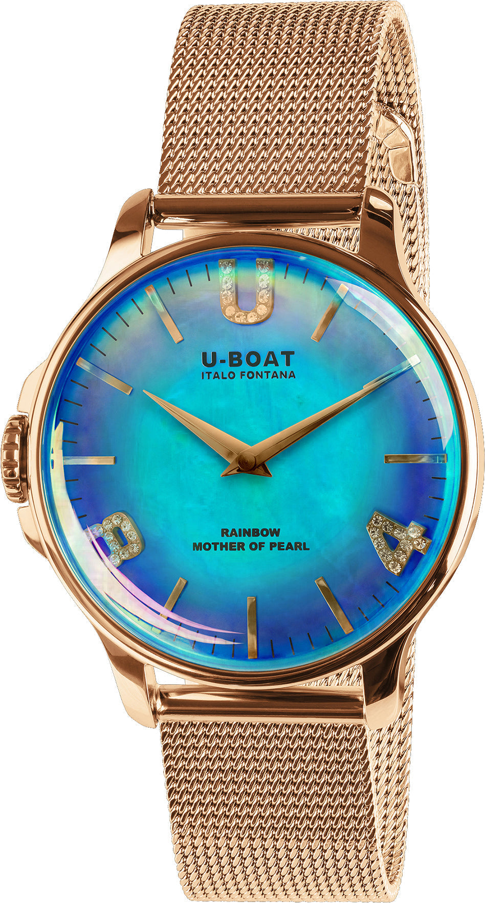 U-Boat Watch Rainbow 38 Blue IPG Bracelet D 8475/MT Image 1