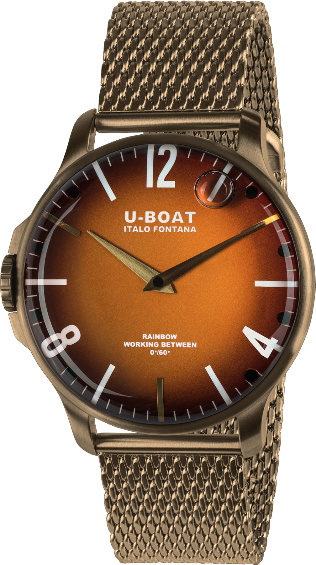 U-Boat Watch Rainbow 44 Orange IP Bronze Bracelet D 8468/MT Image 1