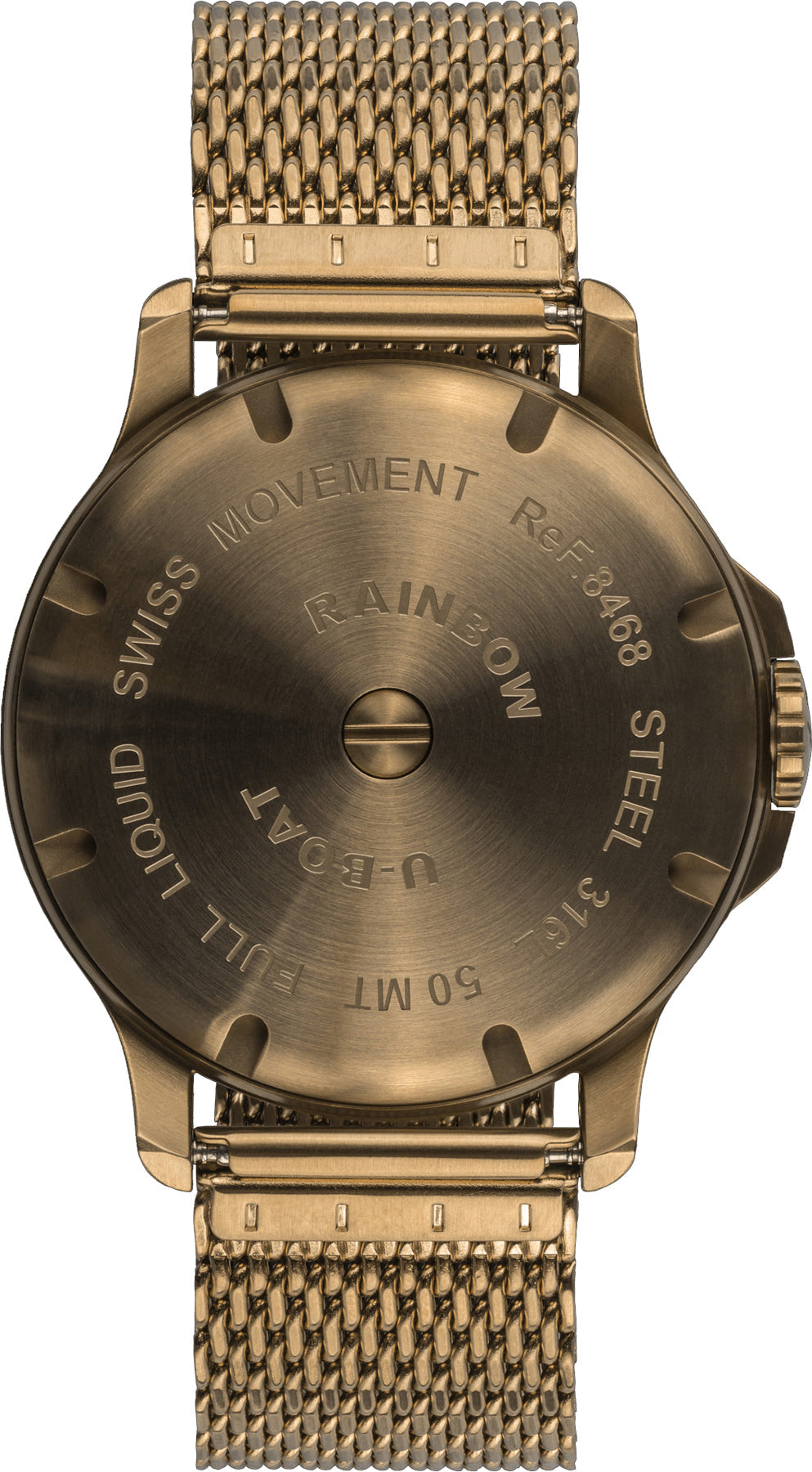 U-Boat Watch Rainbow 44 Orange IP Bronze Bracelet D 8468/MT Image 2