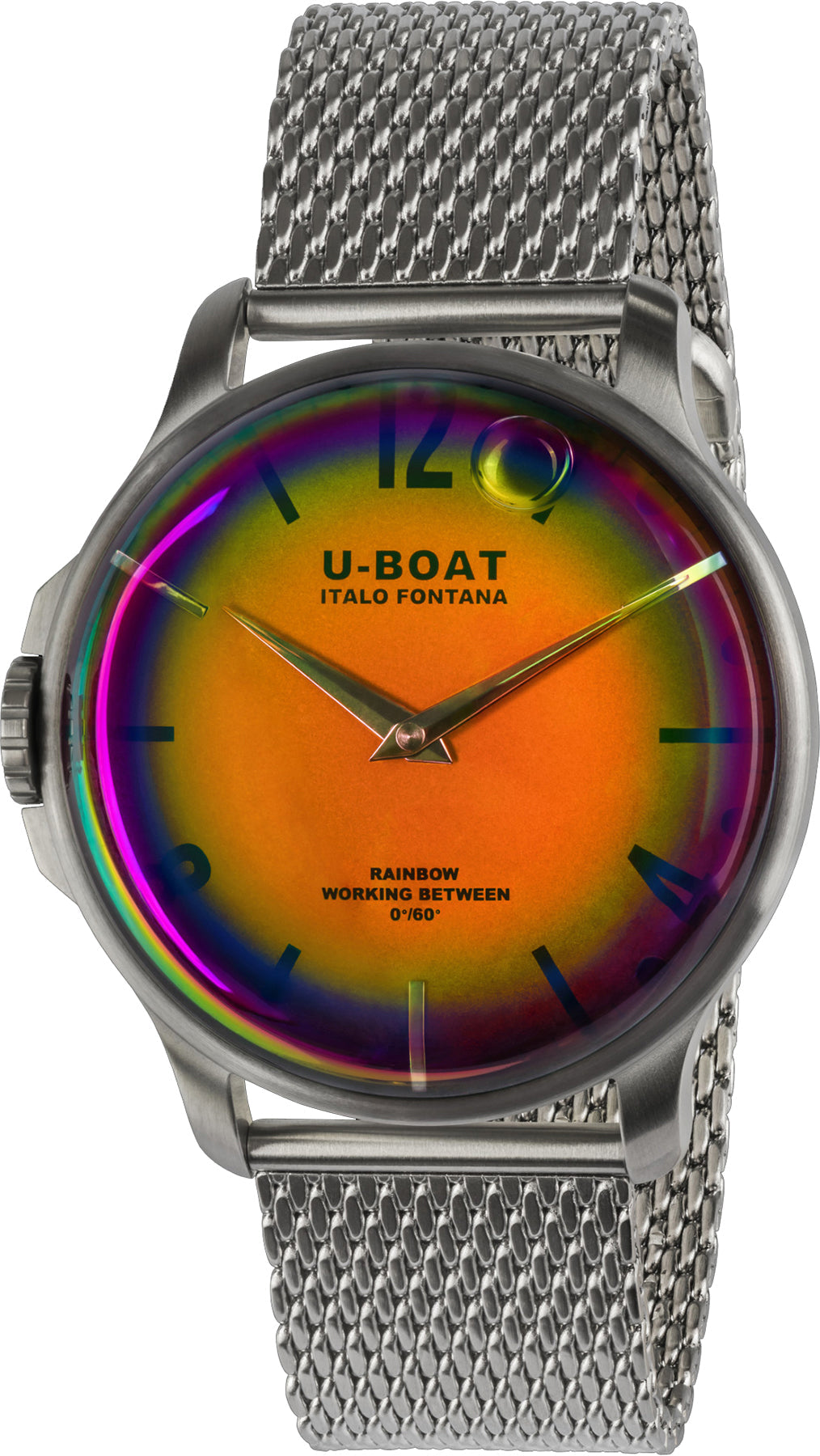 U-Boat Watch Rainbow 44 Orange SS Bracelet D 8469/MT Image 1
