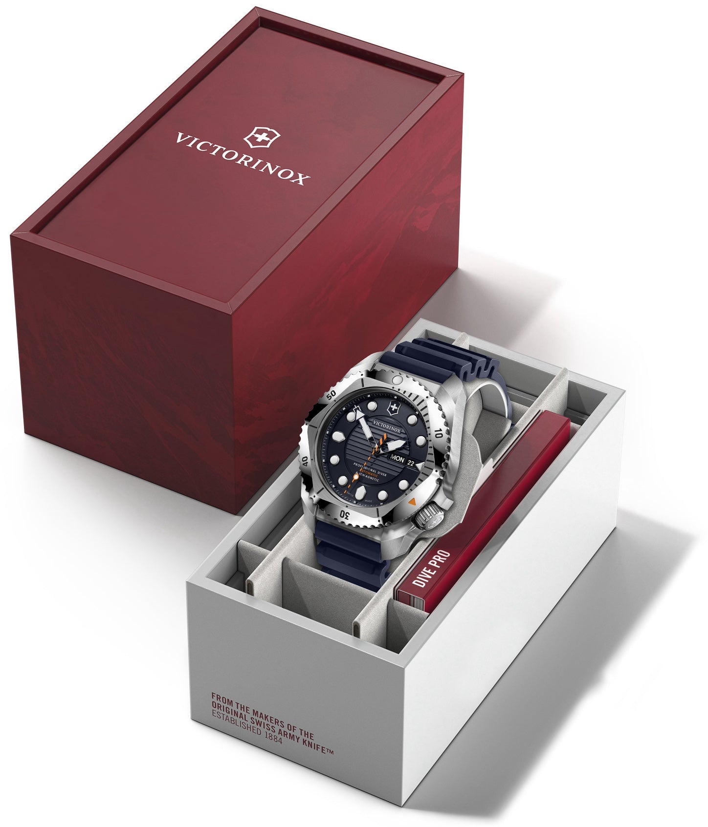 Victorinox Dive Pro Automatic Three Hands Steel Watch 241995 Image 9