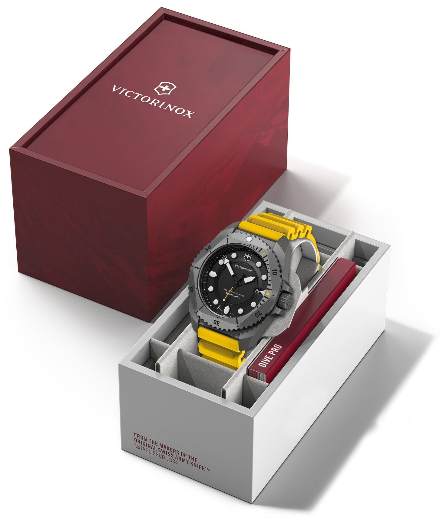 Victorinox Dive Pro Quartz Three Hands Titanium Watch 241992 Image 8