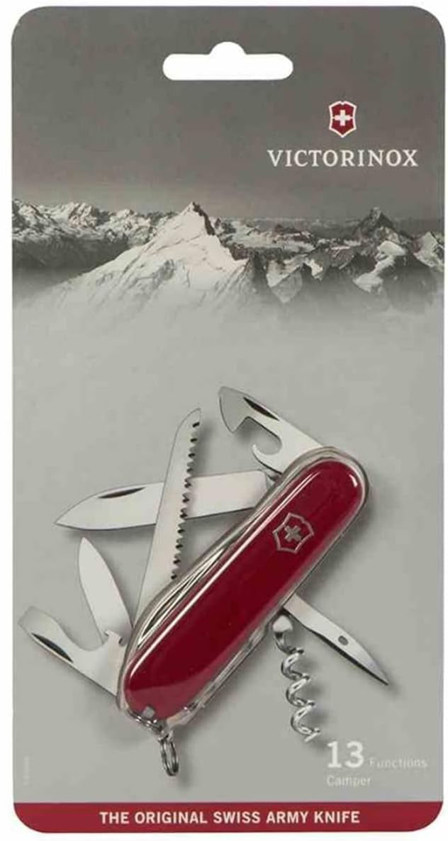 Victorinox Medium Pocket Knife Camper Red 13613B1 Image 2