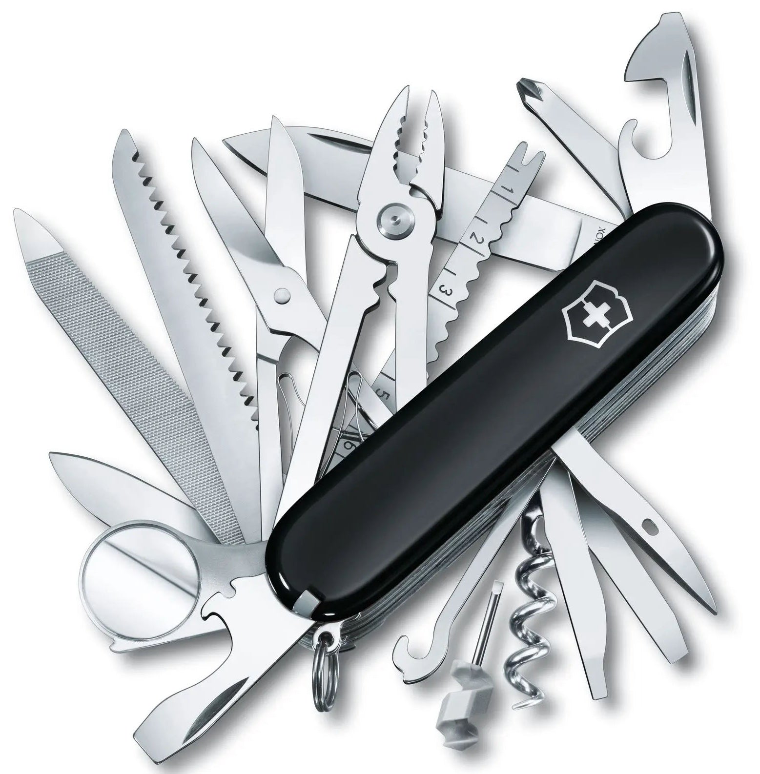 Victorinox Medium Pocket Knife Swiss Champ Black 1679530 Image 1