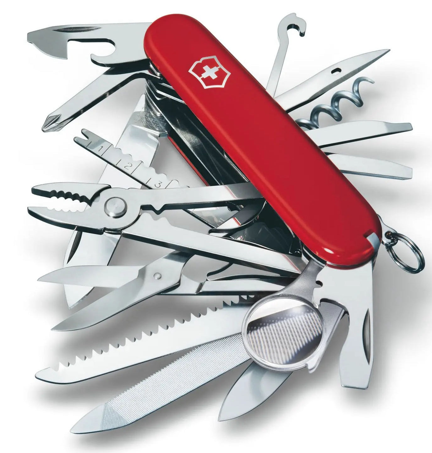 Victorinox Medium Pocket Knife Swiss Champ Red 1679500 Image 2