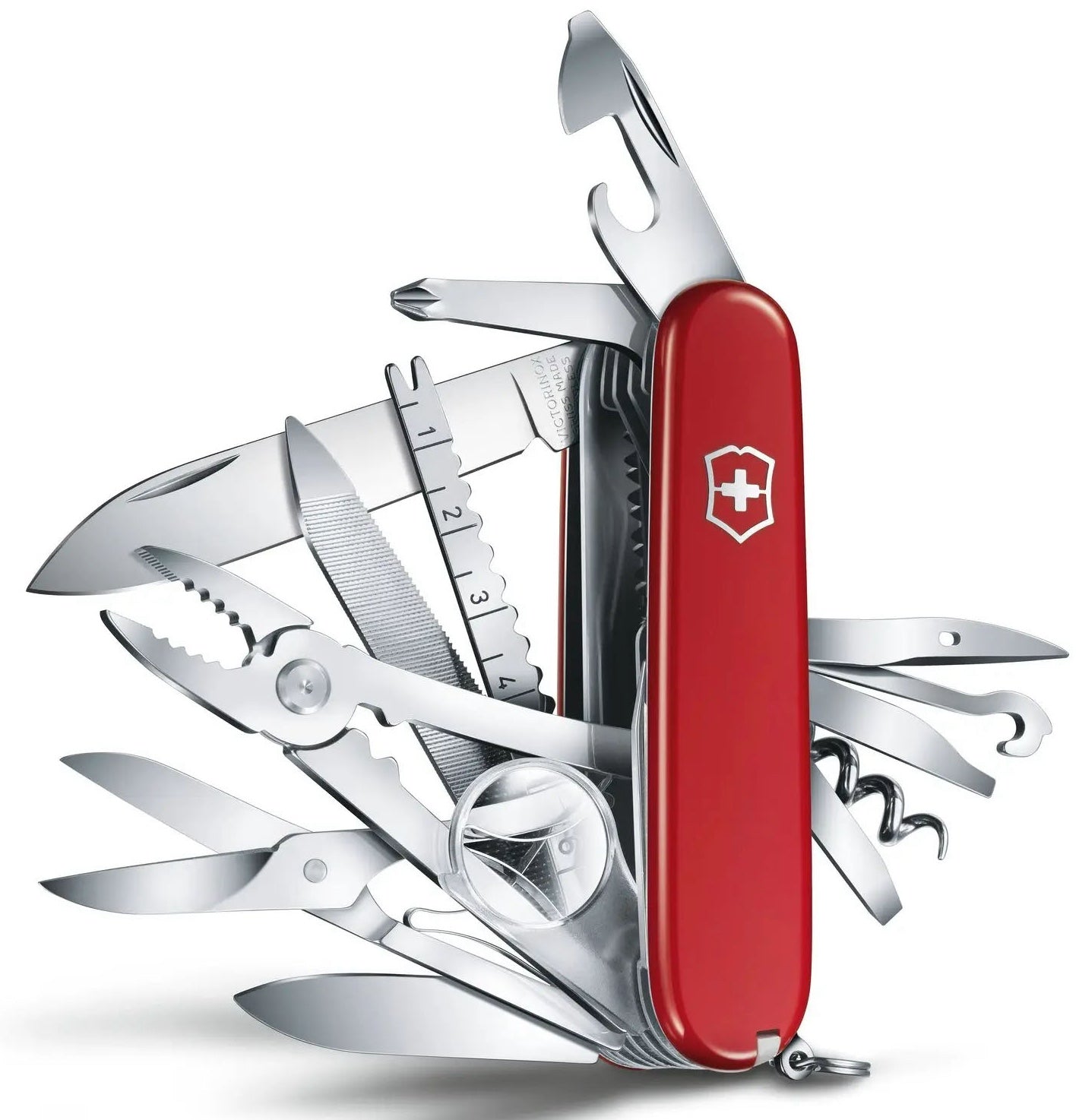 Victorinox Medium Pocket Knife Swiss Champ Red 1679500 Image 5
