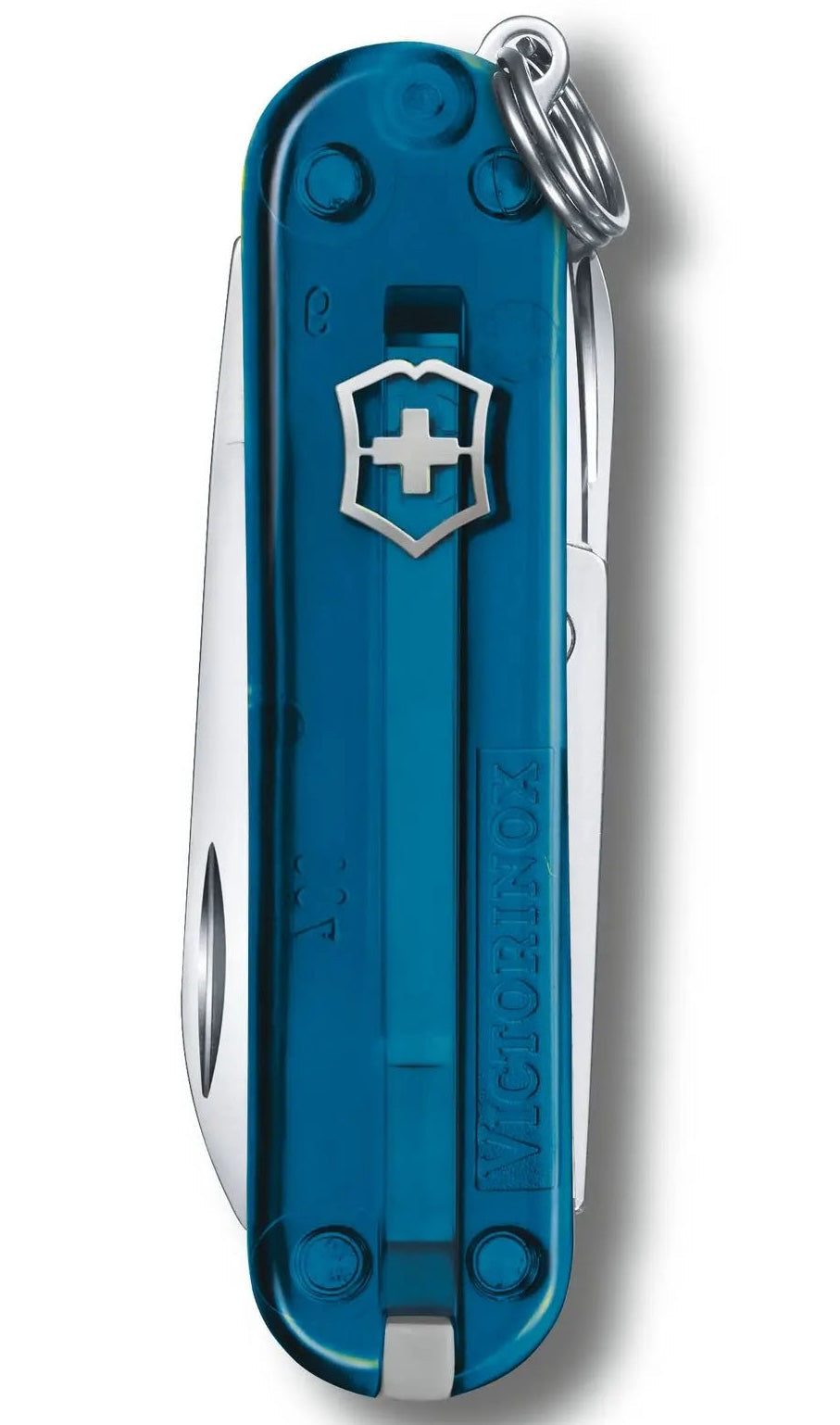 Victorinox Small Pocket Knife Classic SD Transparent Sky High 06223T61G Image 3
