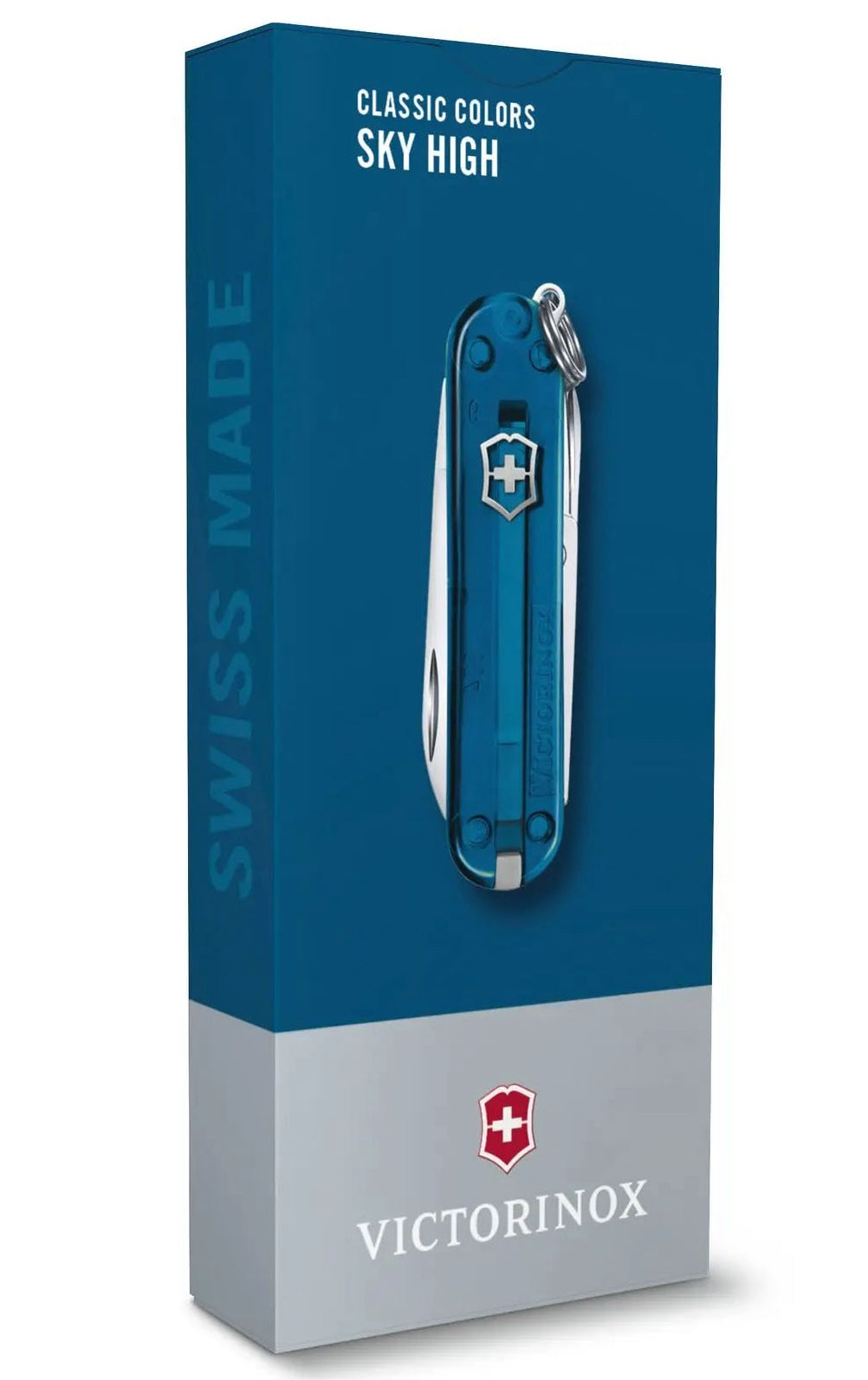 Victorinox Small Pocket Knife Classic SD Transparent Sky High 06223T61G Image 4