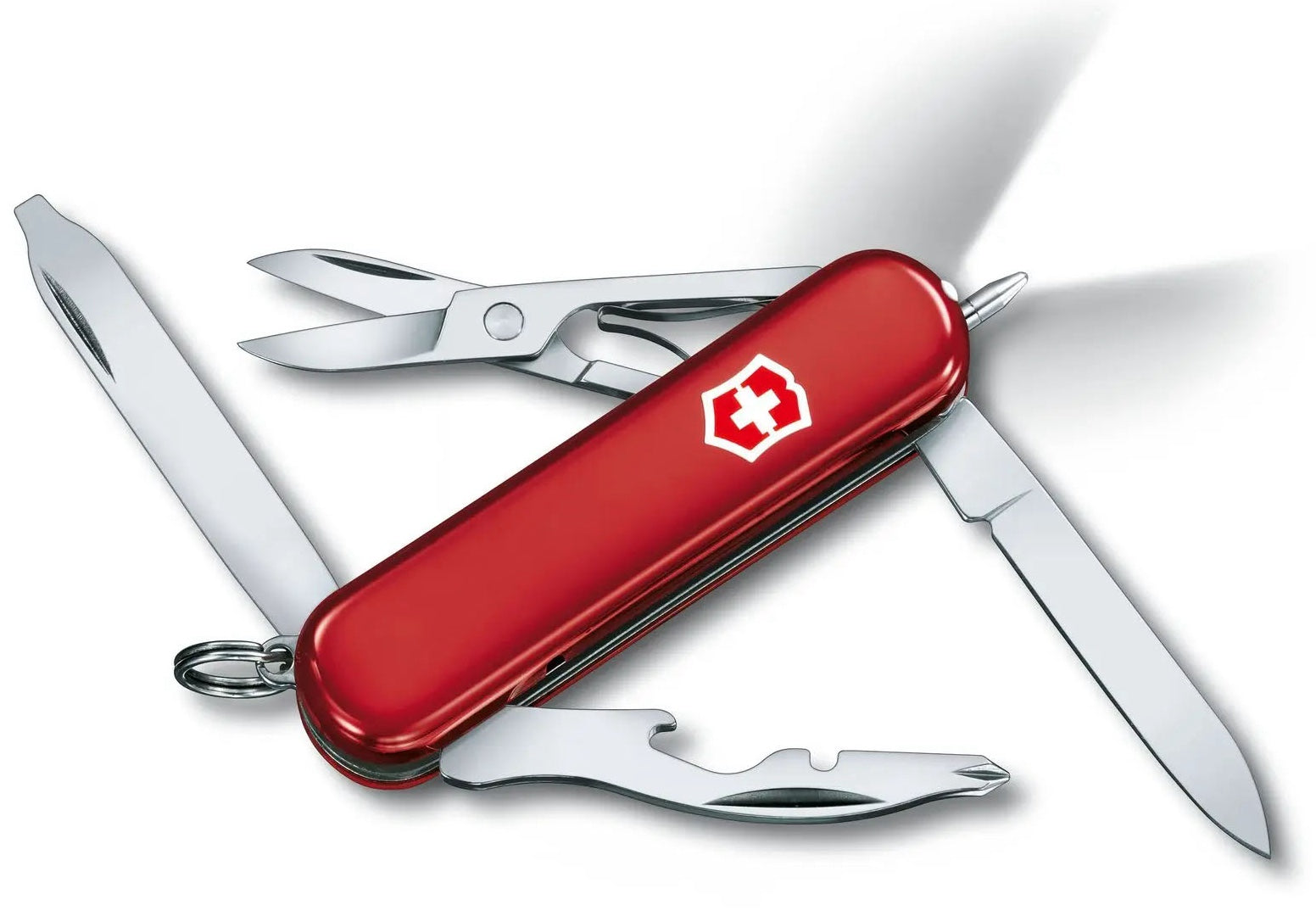 Victorinox Small Pocket Knife Midnight Manager Red 6366 Image 1