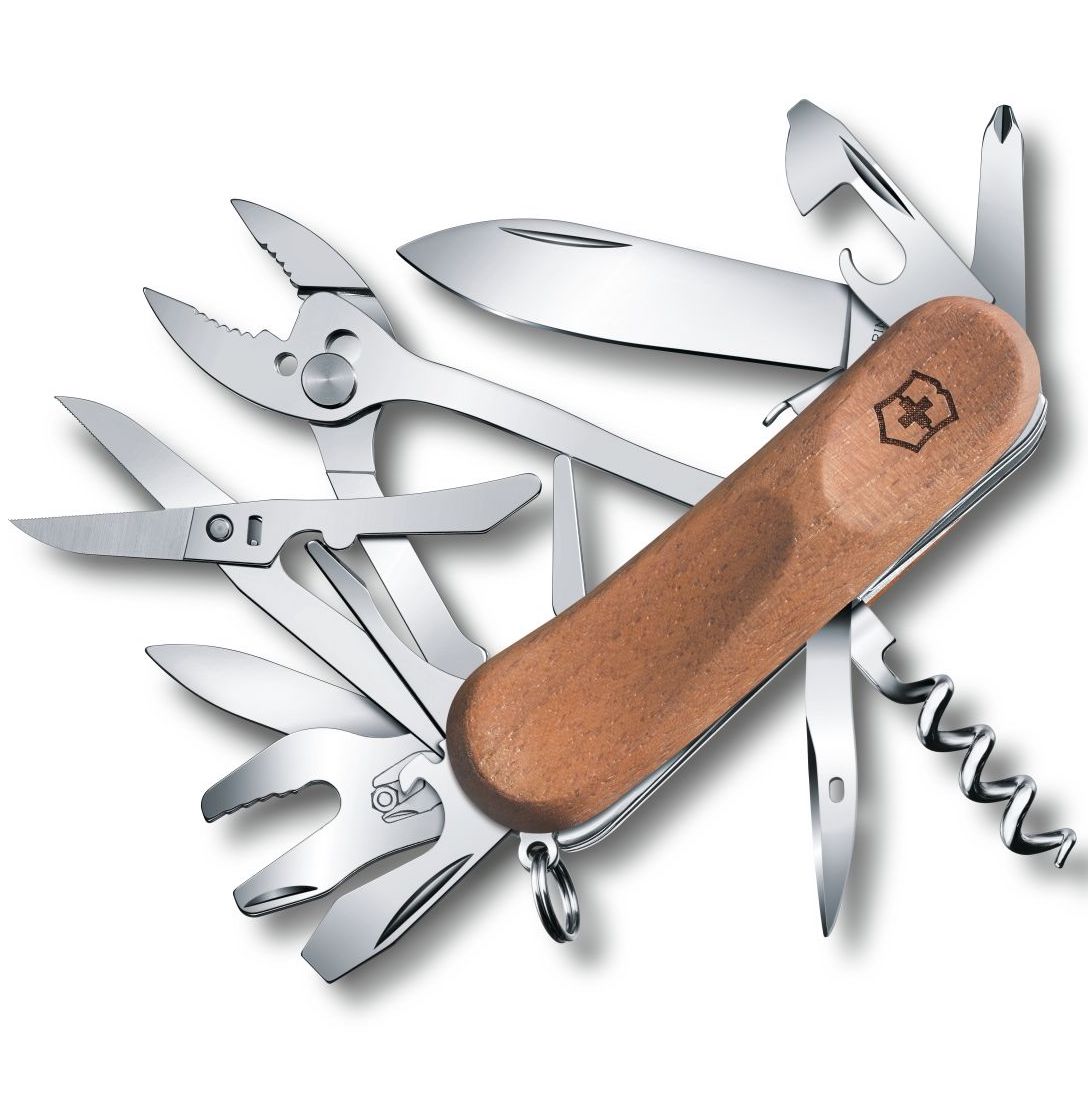 Victorinox Swiss Army Medium Pocket Knife Evowood S557 Walnut 2.5221S63 Image 1