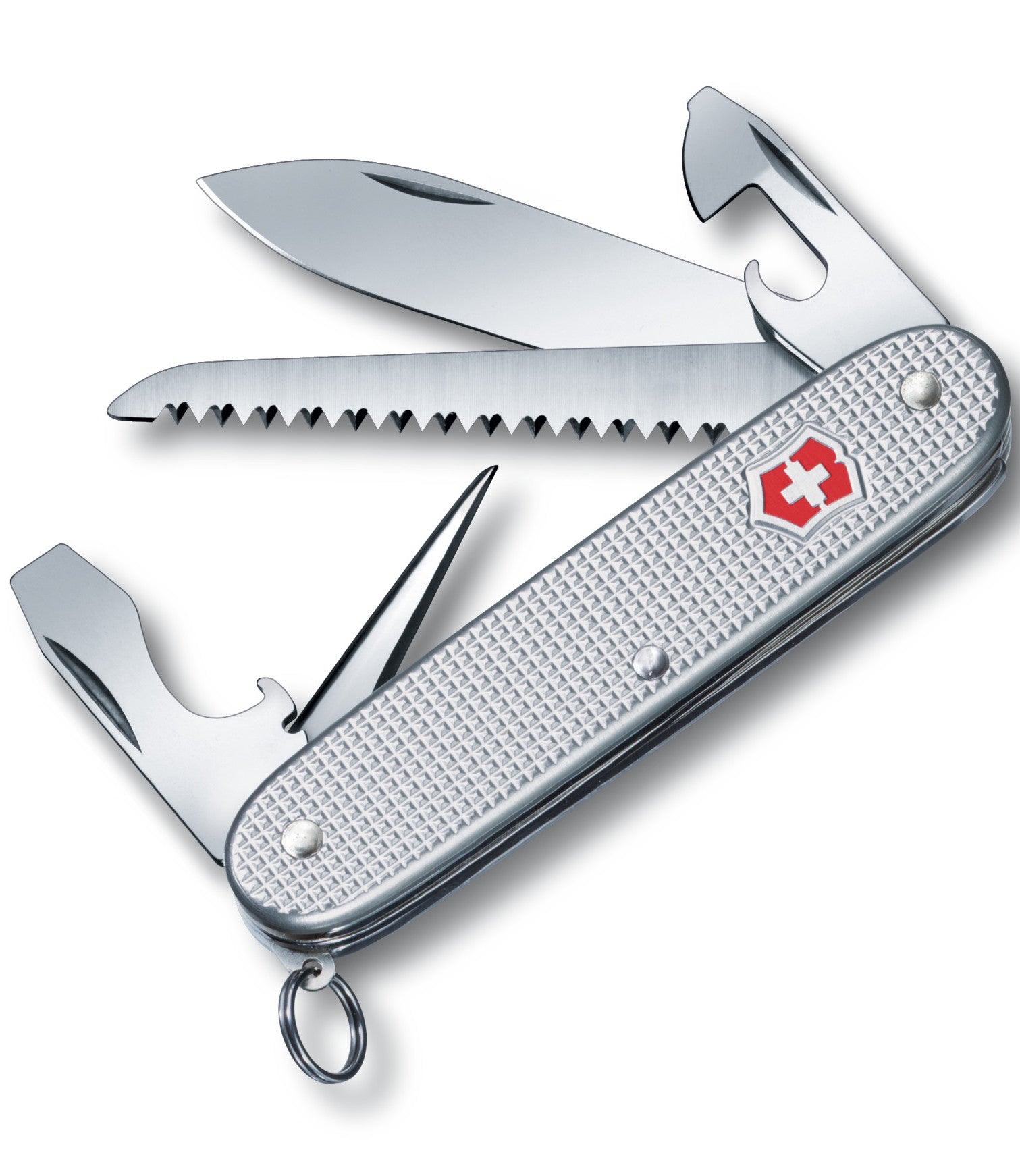 Victorinox Swiss Army Medium Pocket Knife Farmer Alox Ribbed 8.24126 Image 1