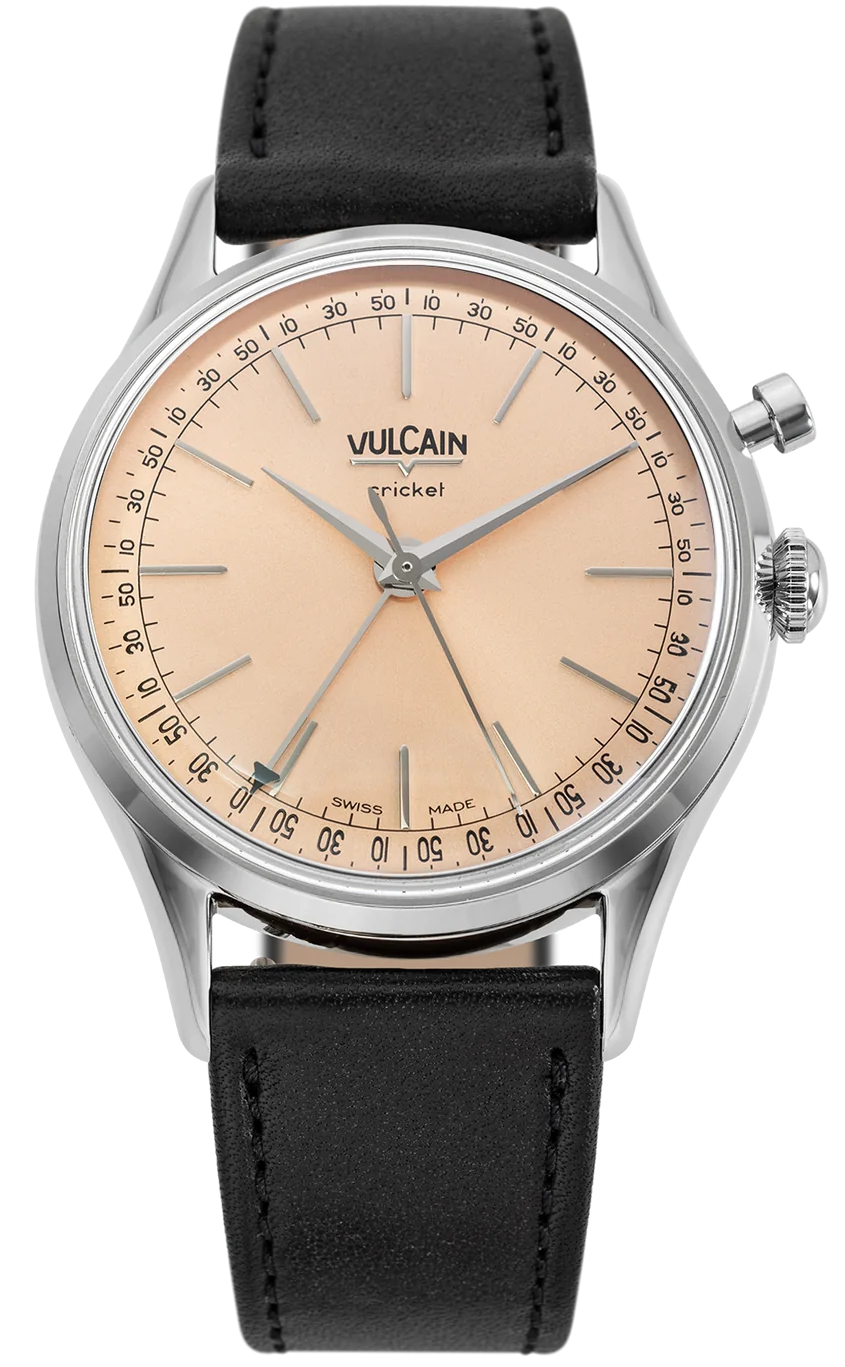 Vulcain Cricket President 36mm Pale Salmon Watch 100172A80.BAC301 Image 1