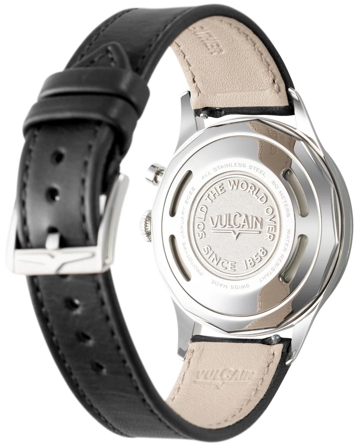 Vulcain Cricket President 36mm Pale Salmon Watch 100172A80.BAC301 Image 2