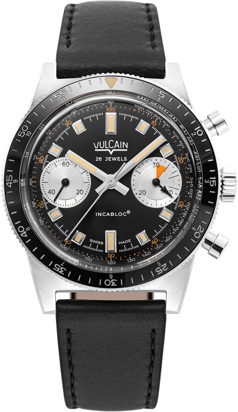 Vulcain Skindiver Chronograph Black Watch VLC-096 Image 1