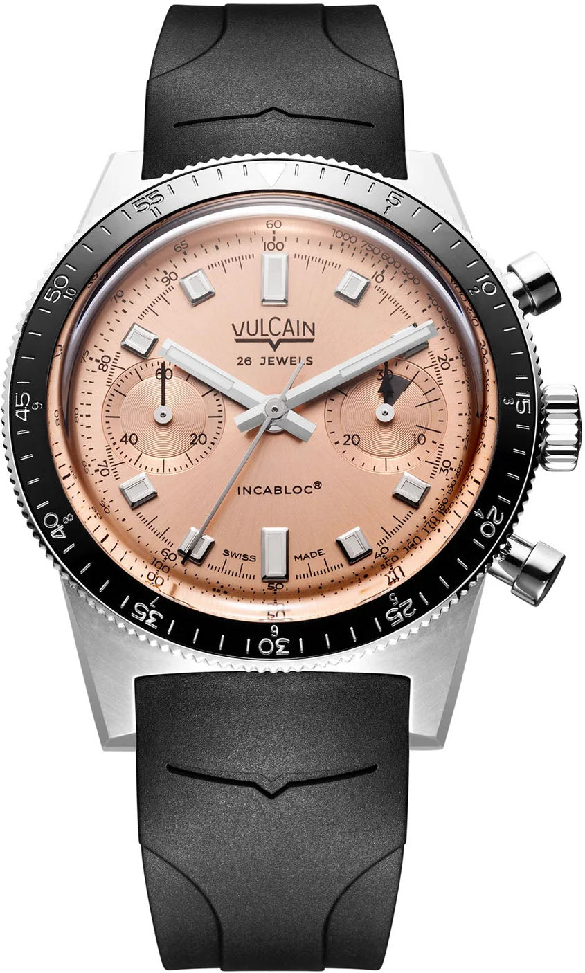 Vulcain Skindiver Chronograph Salmon Limited Edition Watch VLC-093 Image 1