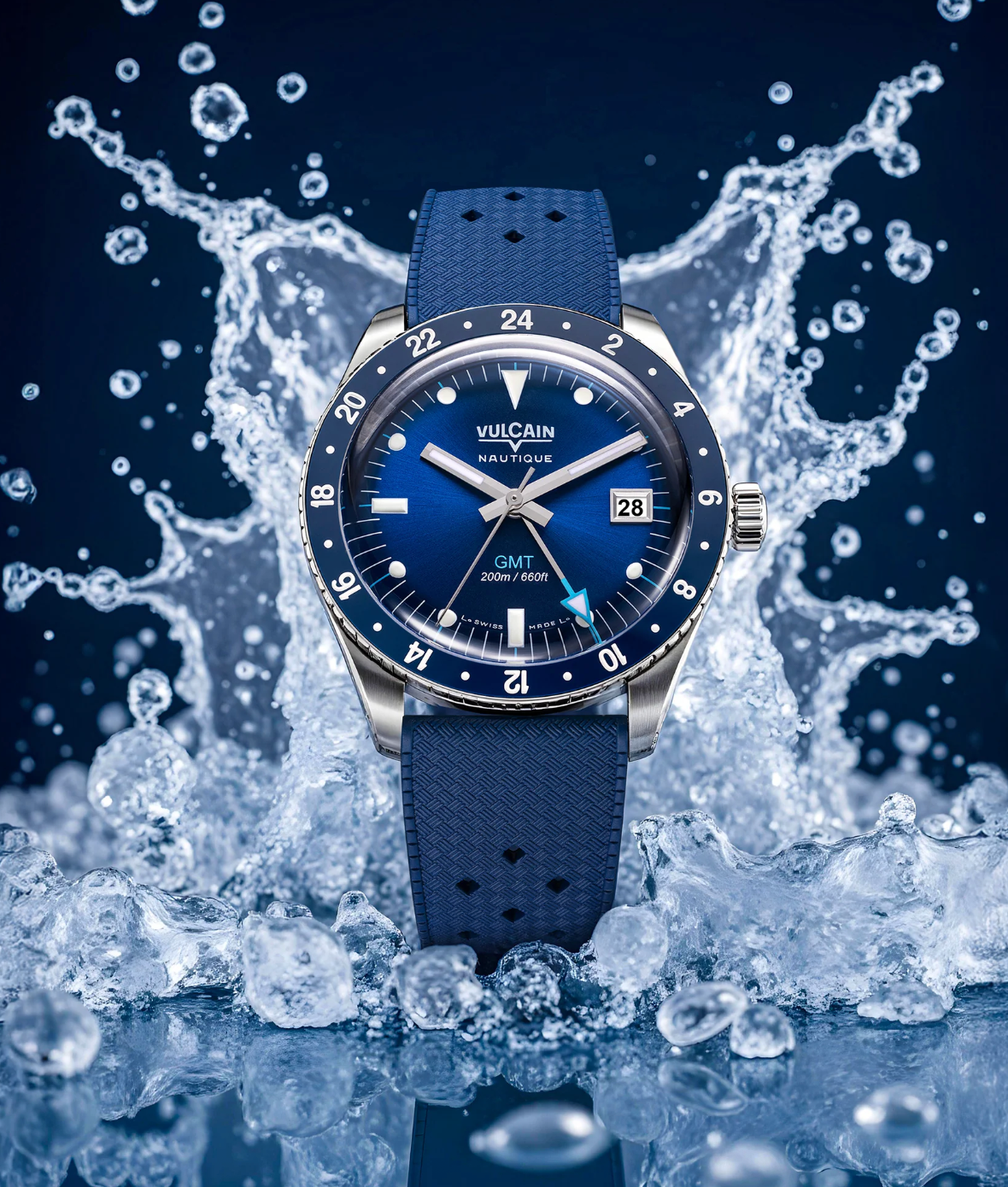 Vulcain Skindiver GMT Azul Limited Edition Watch VLC-106 Image 4