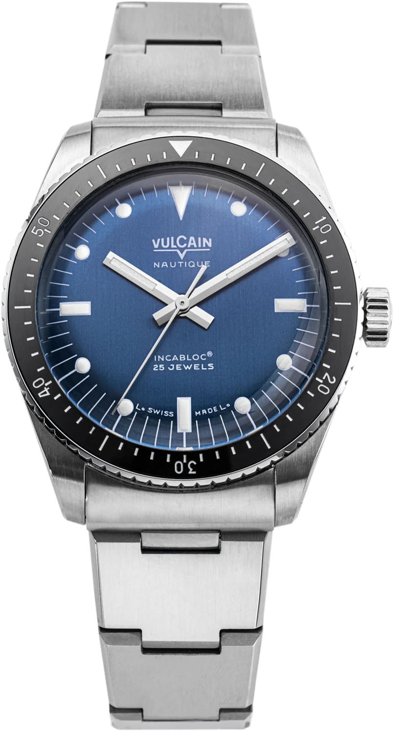 Vulcain Skindiver Nautique Blue White Lum Watch 660170B37.BHM286 Image 1