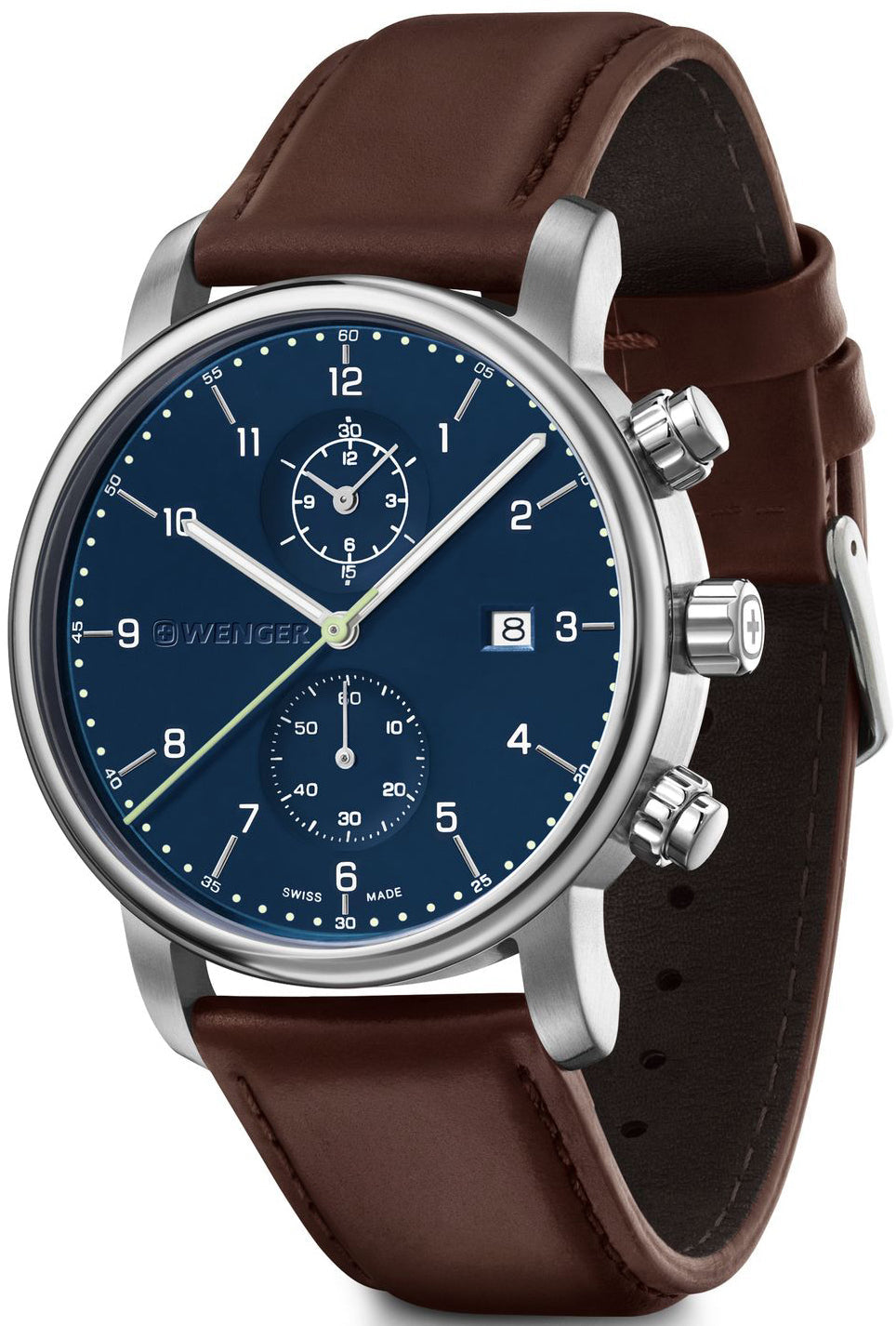 Wenger Urban Classic Chrono Blue Watch 01.1743.125 Image 2