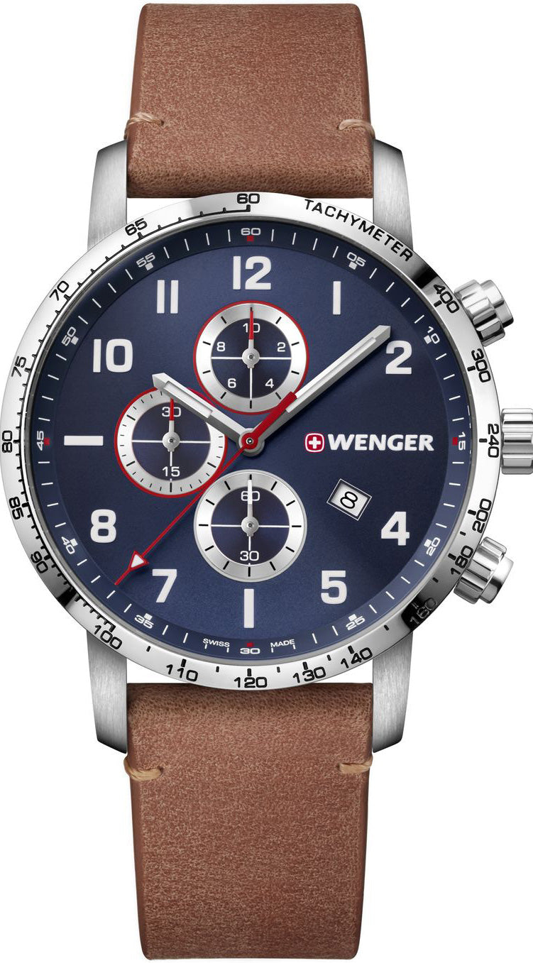Wenger Watch Attitude Vertical Chrono Mens 01.1543.108 Image 1