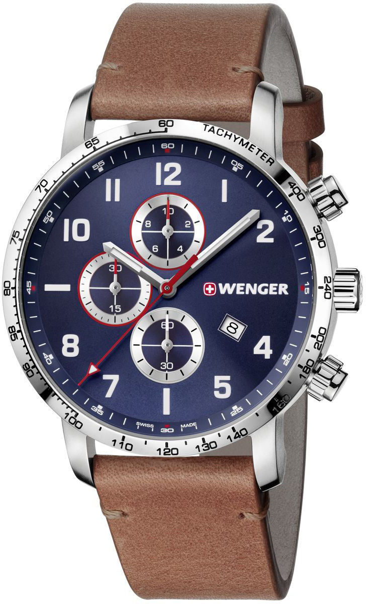 Wenger Watch Attitude Vertical Chrono Mens 01.1543.108 Image 2
