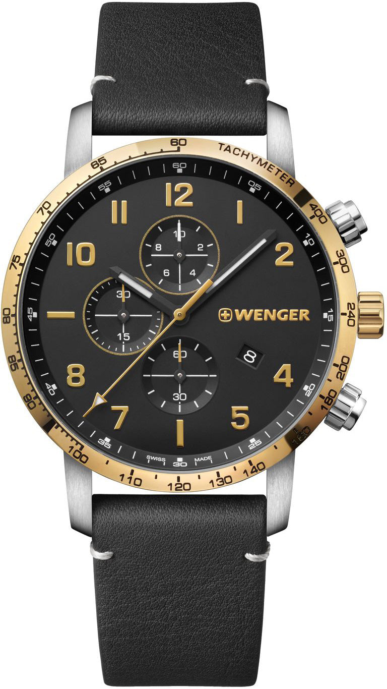 Wenger Watch Attitude Vertical Chrono Mens 01.1543.111 Image 1