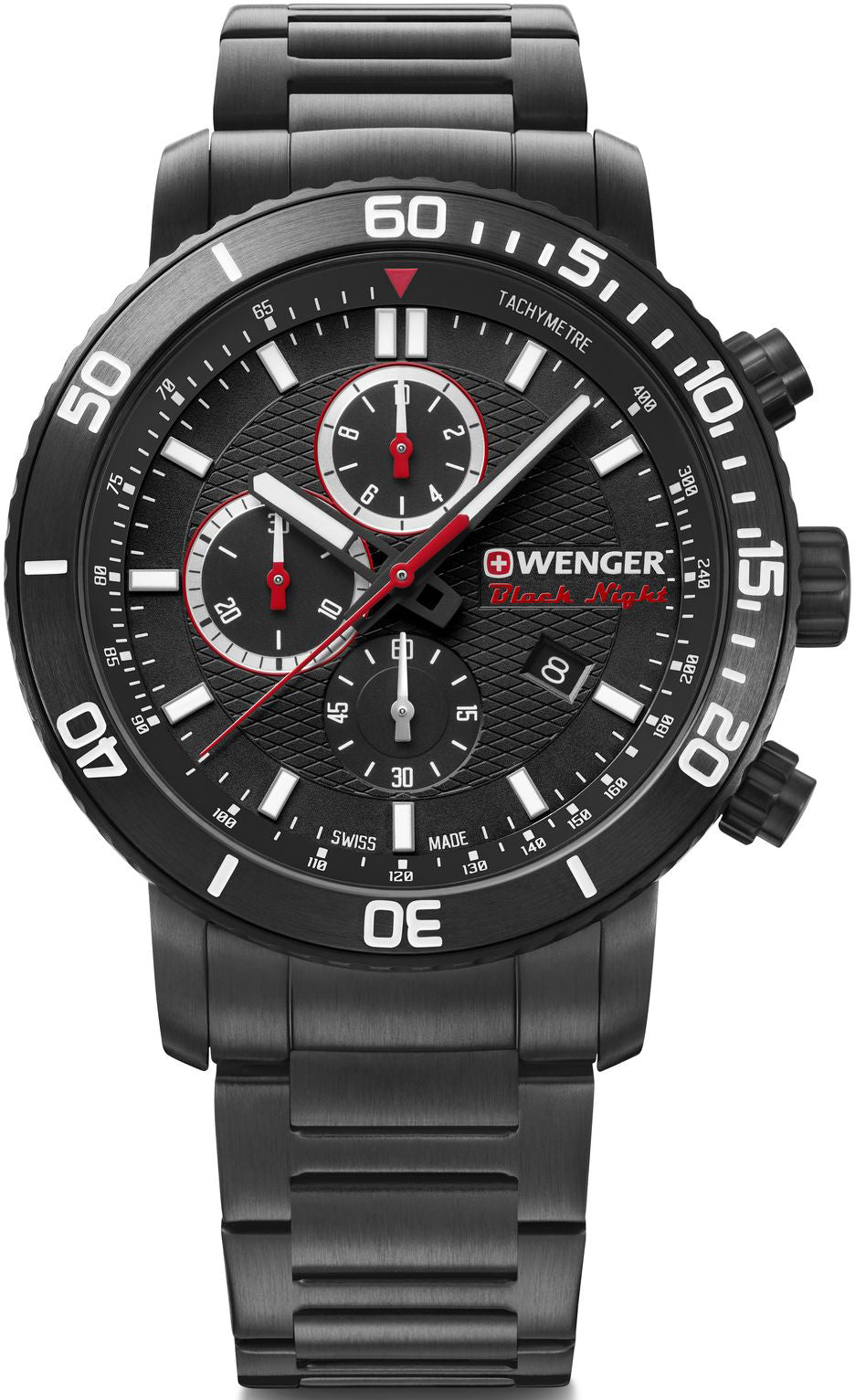Wenger Watch Roadster Black Night Chrono D 01.1843.110 Image 1