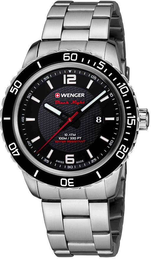 Wenger Watch Roadster Black Night Date D 10851122 Image 1