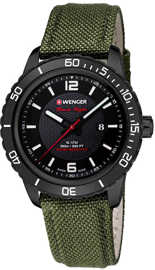 Wenger Watch Roadster Black Night Date PVD D 10851125 Image 1