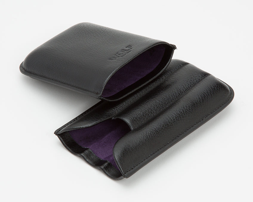 Wolf Cigar Case Blake 3 Piece Black Purple 306628 Image 3