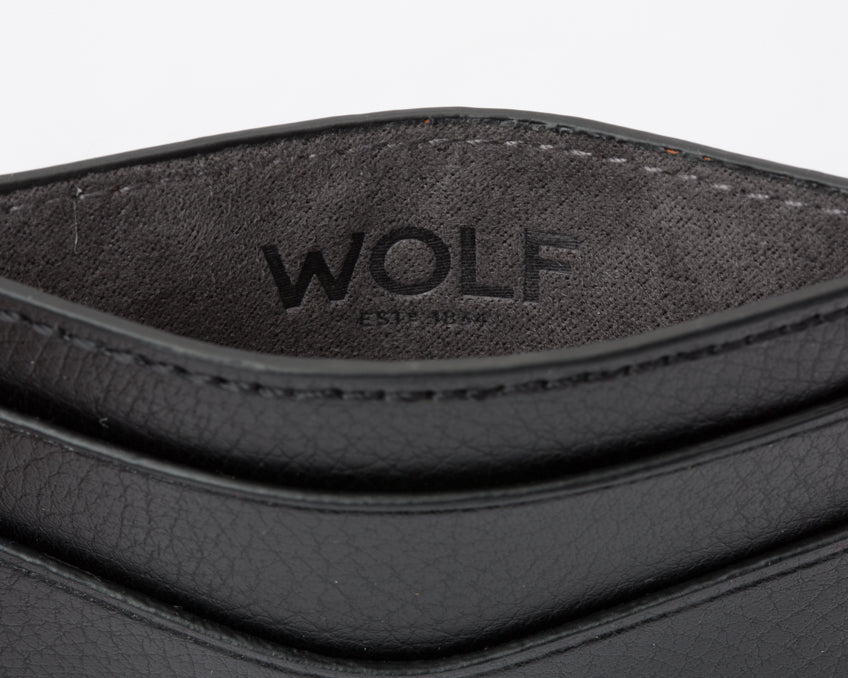 WOLF Credit Card Case Blake Black Grey 306002 Image 4