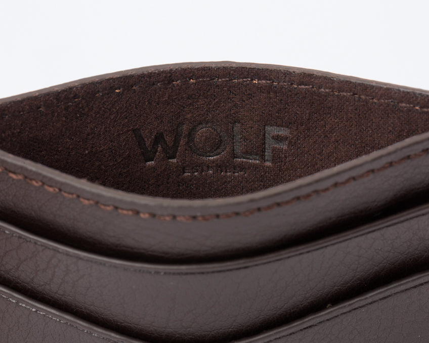 WOLF Credit Card Case Blake Brown 306006 Image 4