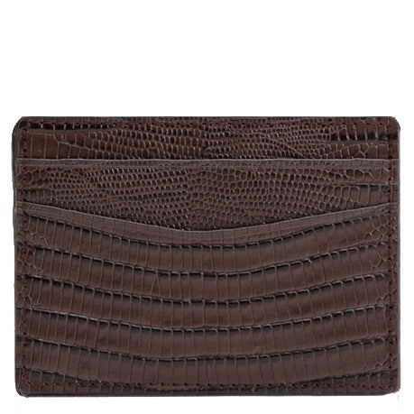 Wolf Credit Card Case Blake Brown Teju Lizard 306095 Image 1